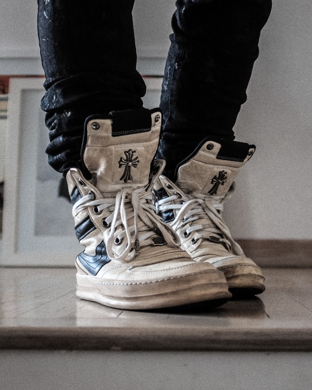 RICK OWENS x CHROME HEARTS Luxury Sneakers Footwear on Carousell