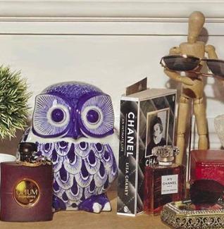 Sale Cute Blue White Ceramic Owl Furniture Home Decor Others