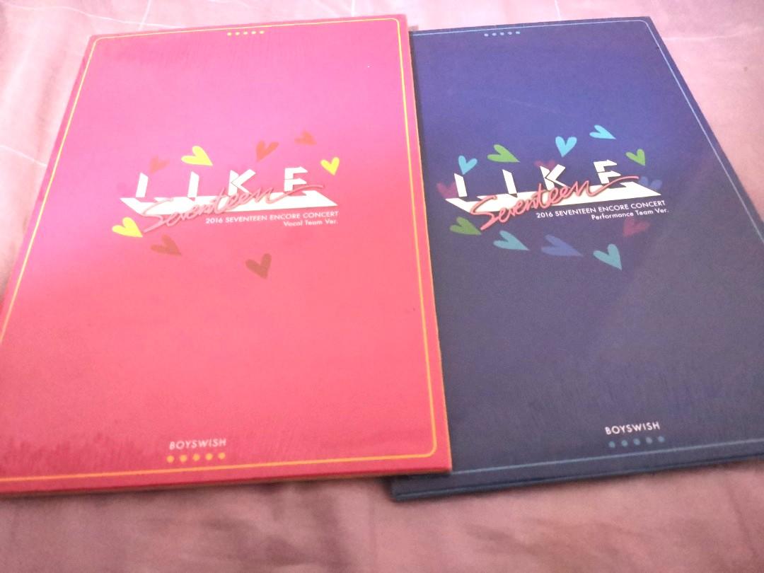 LIKE SEVENTEEN BOYWISH CONCERT DVD LIKE SEVENTEEN BOYS WISH