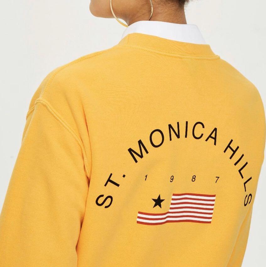 topshop california sweatshirt