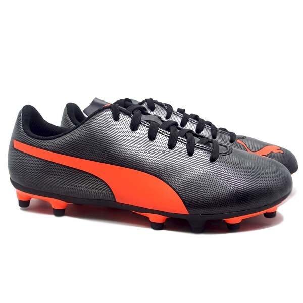 Sepatu Bola Puma Rapido Fg Black Nrgy Red Agedsilver Sports Athletic Sports Clothing On Carousell
