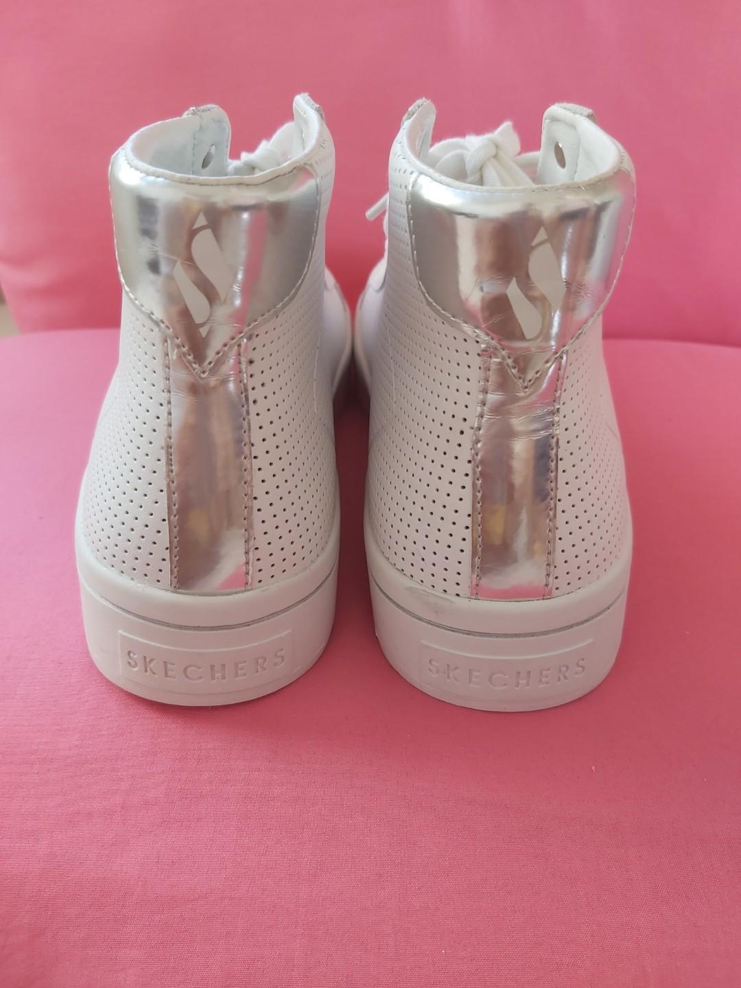 Skechers high top cut rubber shoes