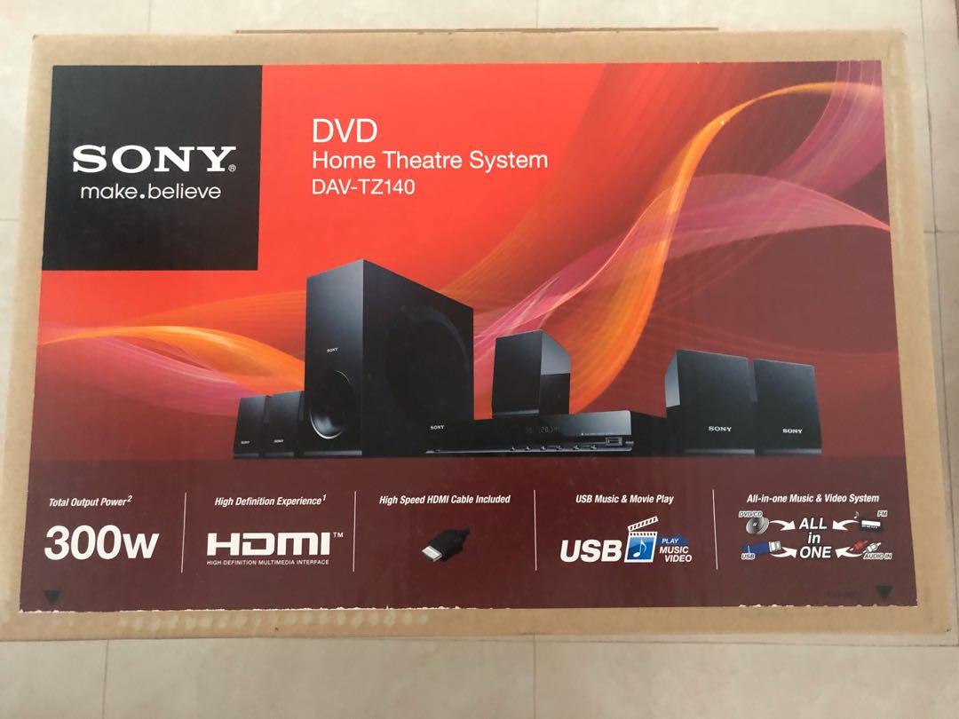 Sony home theatre system DAVTZ140, TV & Home Appliances, TV