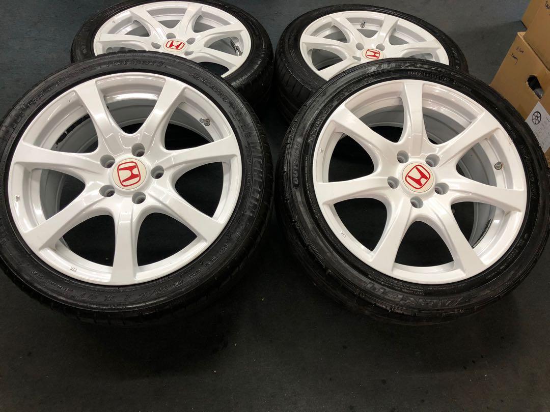 Sport Rim Honda Type R 17 5x114, Auto Accessories on Carousell