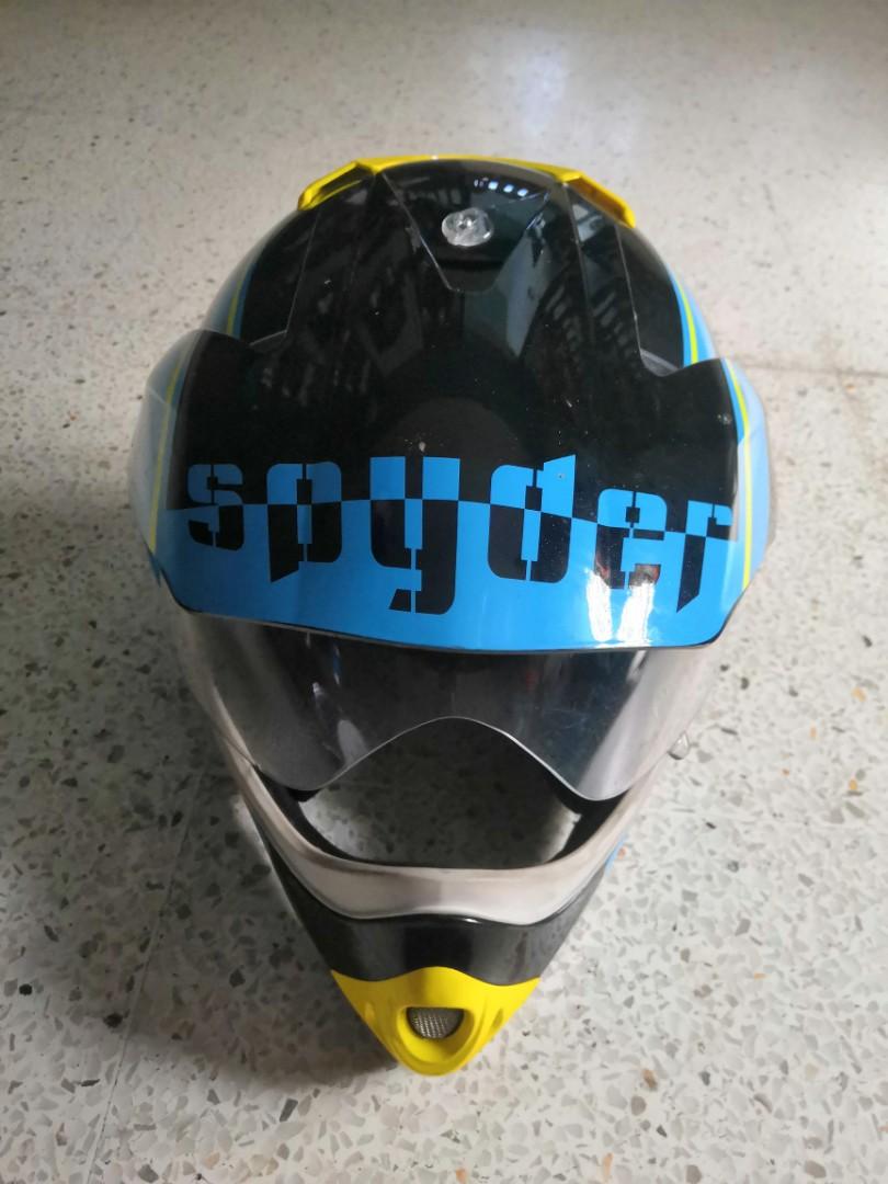 Spyder motard helmet store