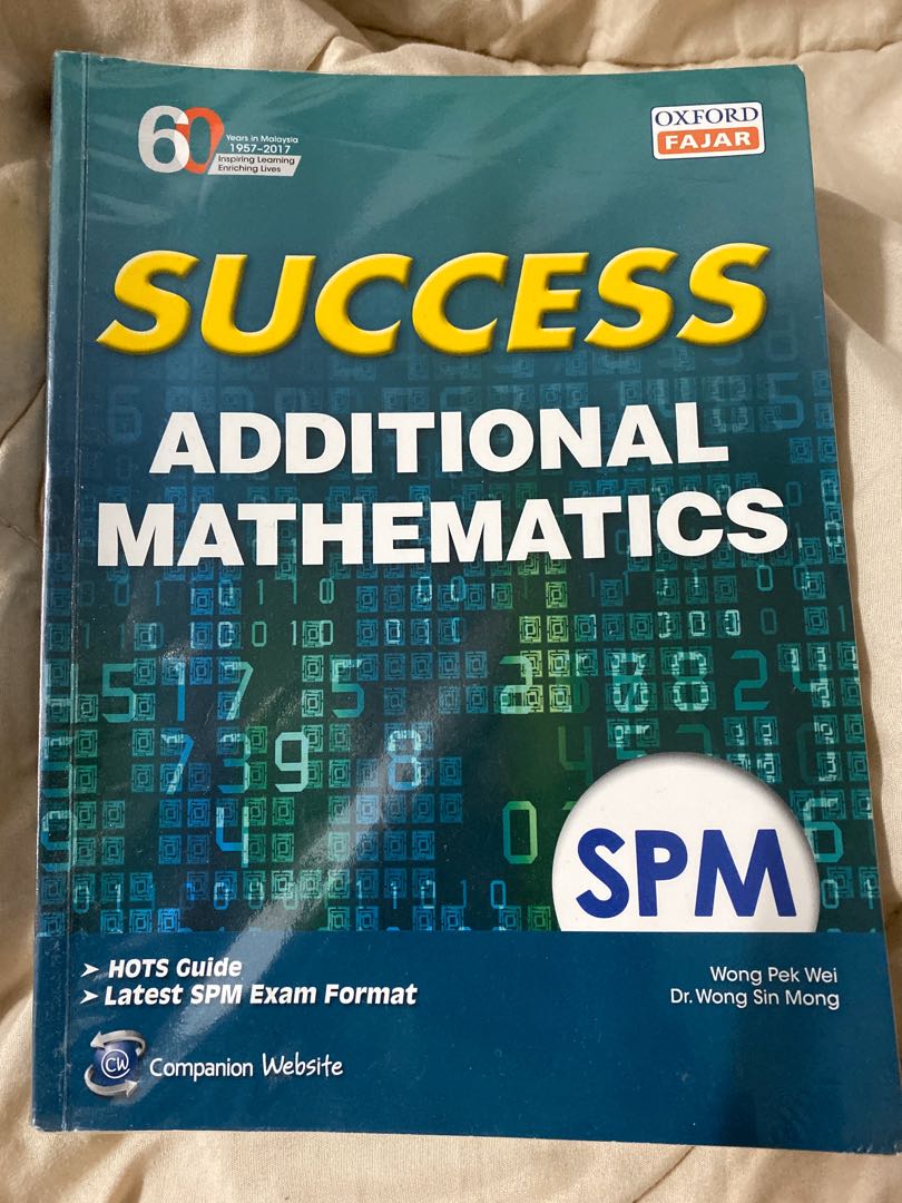 Success Additional Mathematics Spm Books Stationery Books On