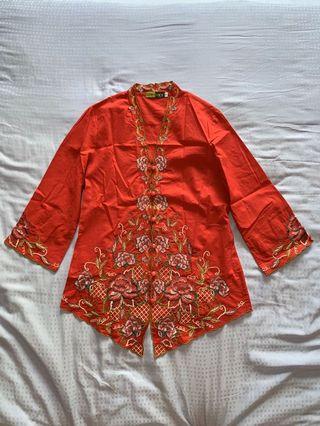 Nonya Kebaya Blouse with Embrodery
