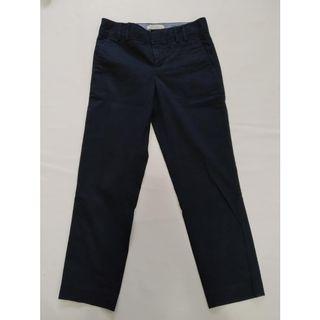 Celana bahan biru kerja
