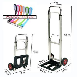 100 kg Capacity Folding Shopping Trolley