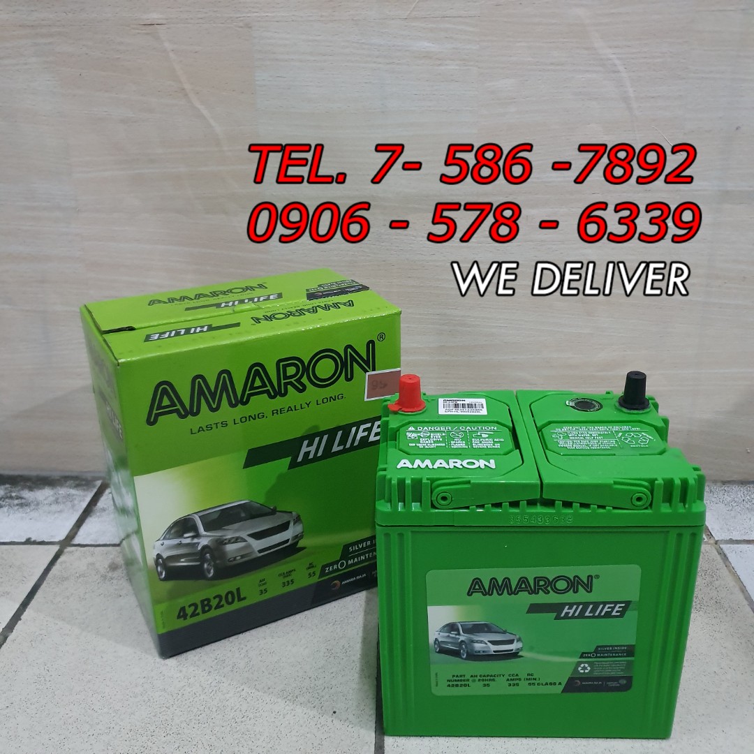 NS40 Amaron Hilife Battery FREE DELIVERY Car Battery, Car Parts
