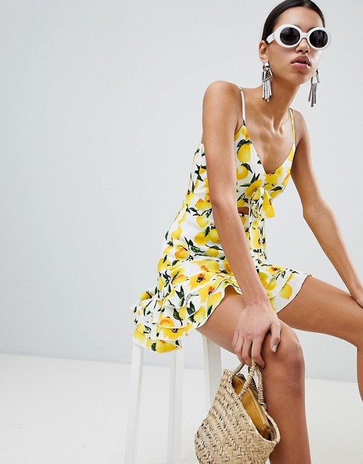 lemon dress asos