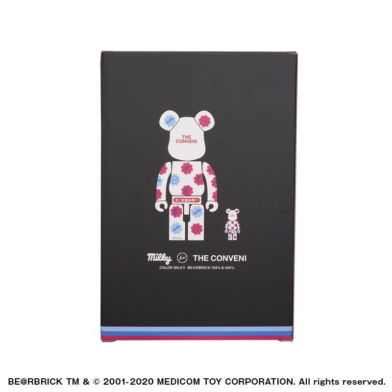 bearbrick MILKY THE CONVENI BLACK MILKY 100% & 400% be@rbrick peko