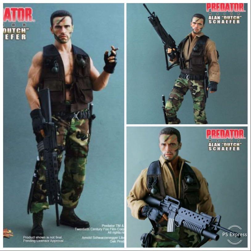 Hot Toys 1/6 Predator Major Alan Dutch Schaefer MMS72