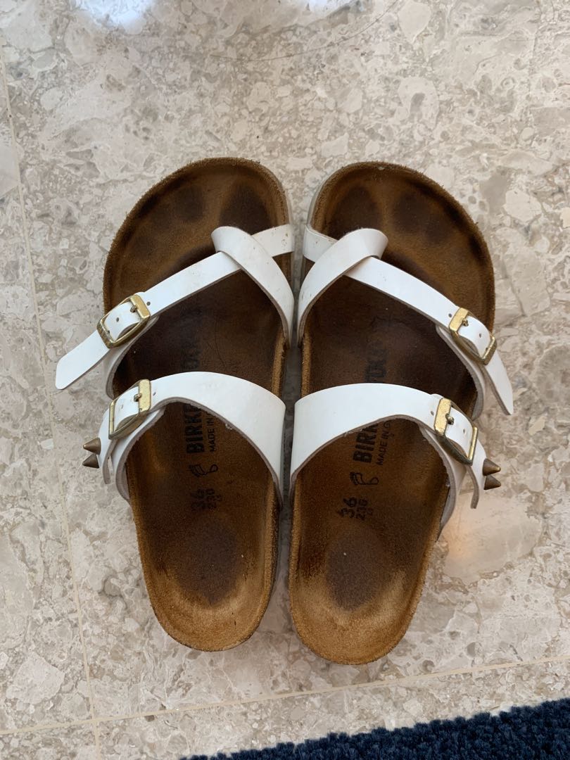 Birkenstock Myari Thong Sandals (White 