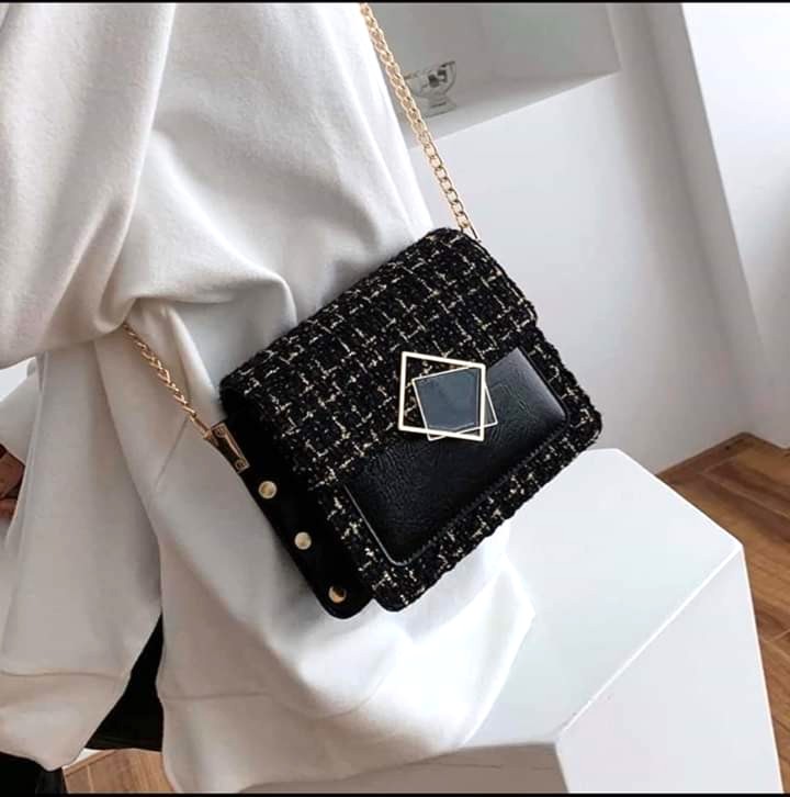 Branded black sling bags cheap