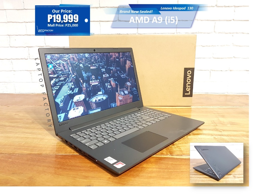 Brand New Sealed Lenovo Ideapad 130 Amd A9 I5 Electronics Computers Laptops On Carousell