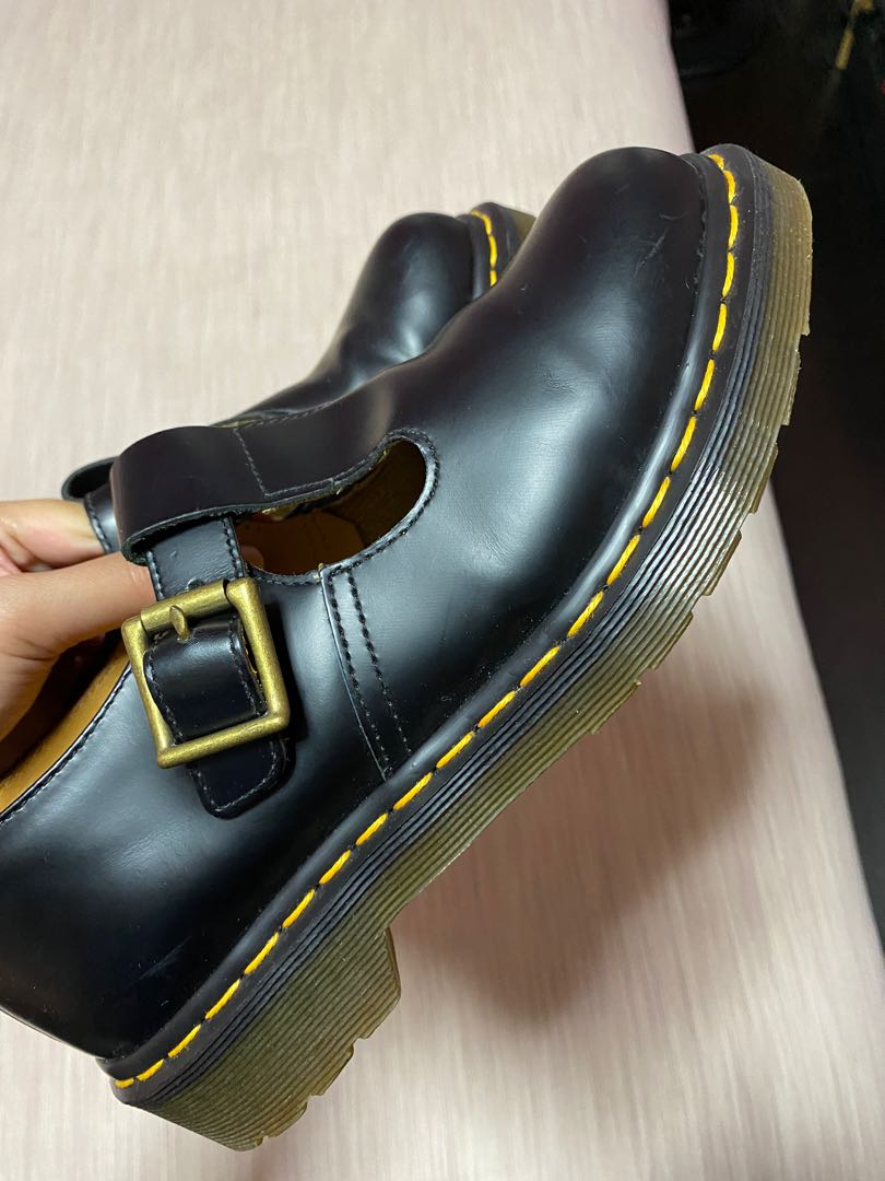 Dr Martens Polley Smooth Leather Mary Janes, Women's Fashion, Footwear ...