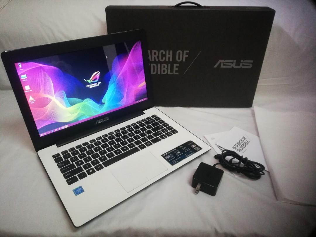 Good As Bnew Asus X453s White Slimtype Intel Celeron N3050 6th Gen 2gb Ram Ddr3l 500gb Hdd 14 Inches Hd Led Widescreen Laptop Windows 10 64 Bit Activated Computers Tech Laptops