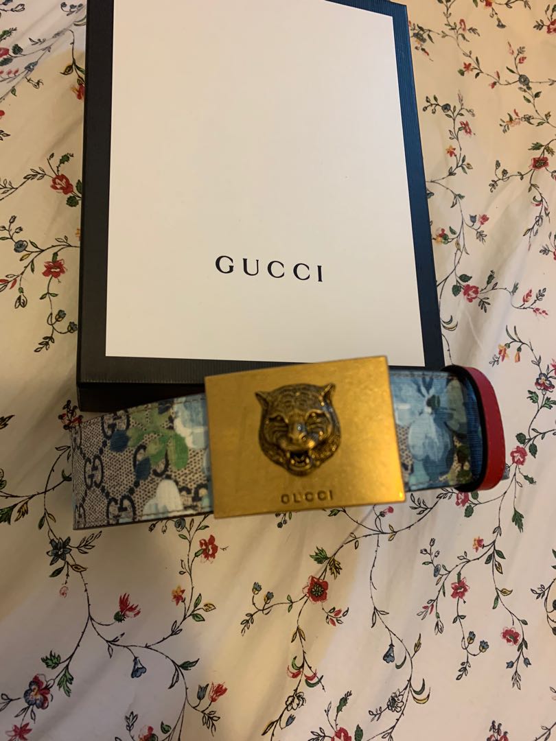 gucci skull belt