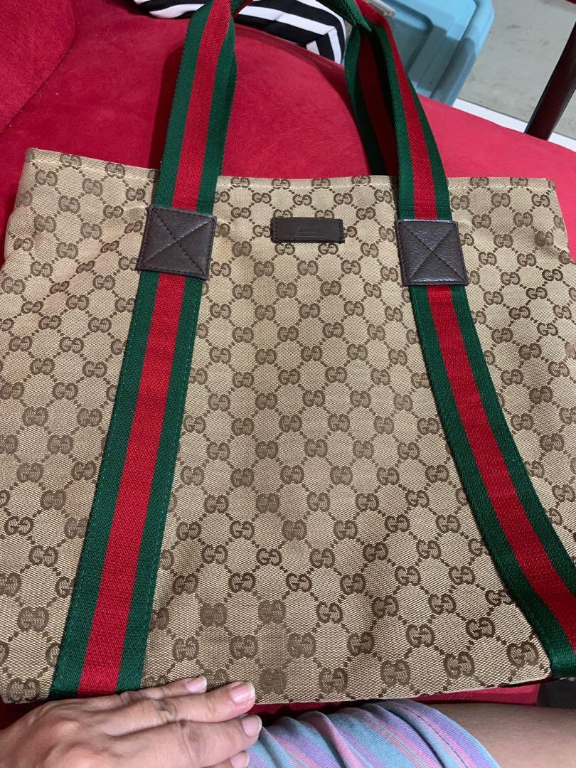GUCCI CHERRY LINE TOTE BAG AUTHENTIC