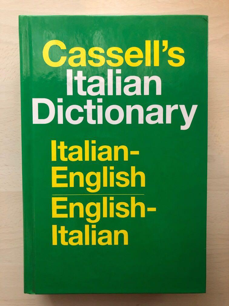 Italian English English Italian Dictionary Hardcover Hobbies Toys Books Magazines Assessment Books On Carousell