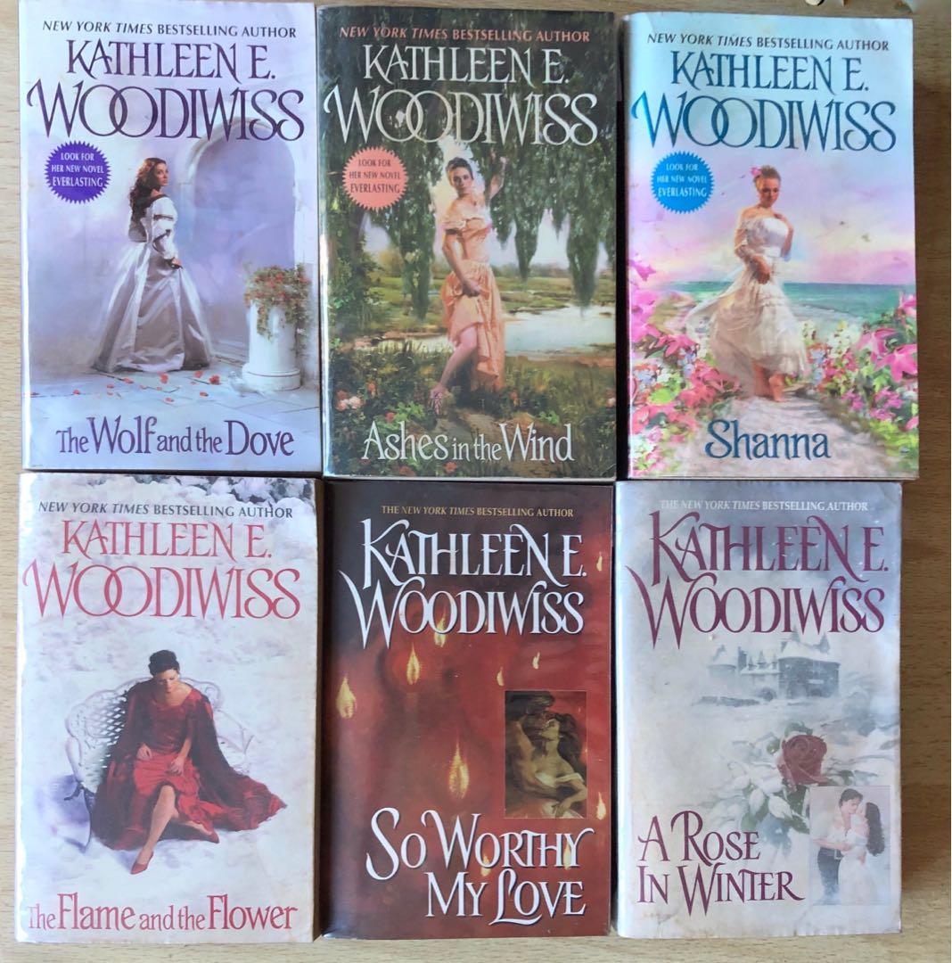 Kathleen Woodiwiss Collection Books Stationery Fiction On
