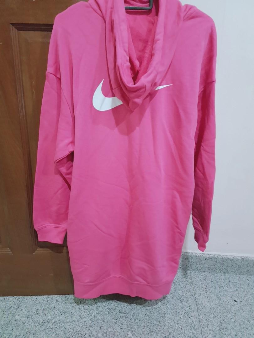 light pink hoodie dress