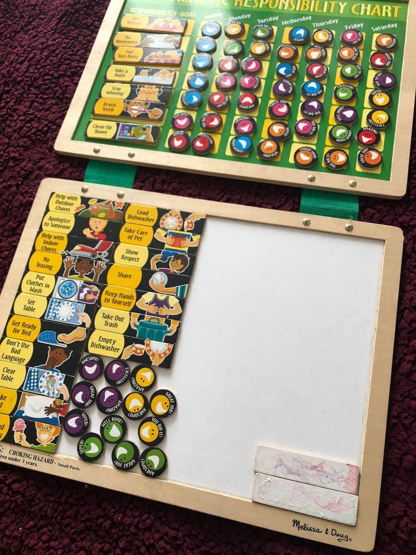 Melissa & Doug Responsibility Chart, Hobbies & Toys, Toys & Games on