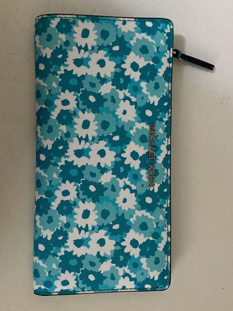Mk discount floral wallet