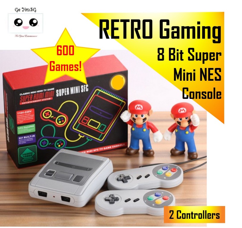 NES Nintendo Super 600 Classic Games In One 8 Bit Games Built In