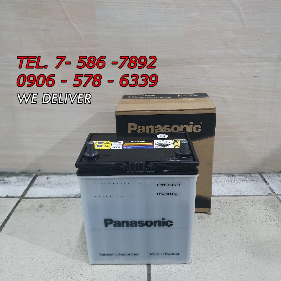 Panasonic Car Battery Ns40 Free Delivery For Honda City Jazz Toyota Wigo Etc Car Parts Accessories Other Automotive Parts And Accessories On Carousell
