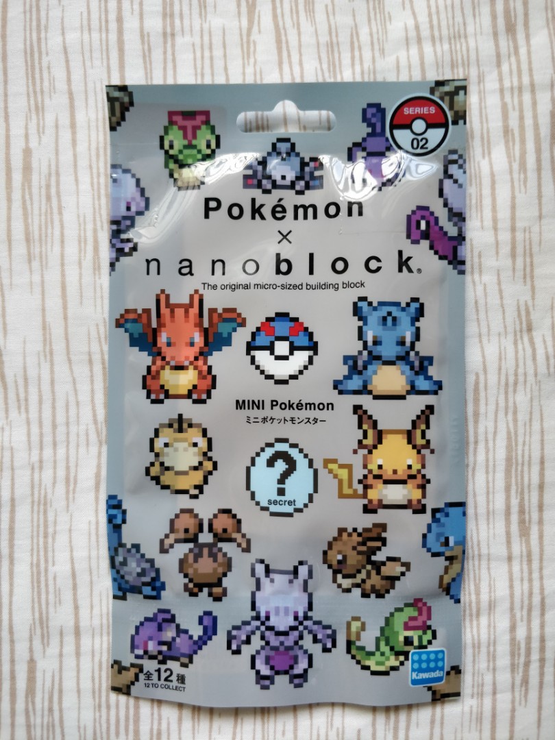 Pokemon Nanoblocks Mini Series 2 Secret Guaranteed Hobbies Toys Toys Games On Carousell