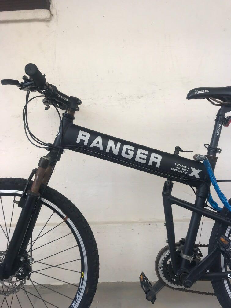 ranger x foldable mountain bike