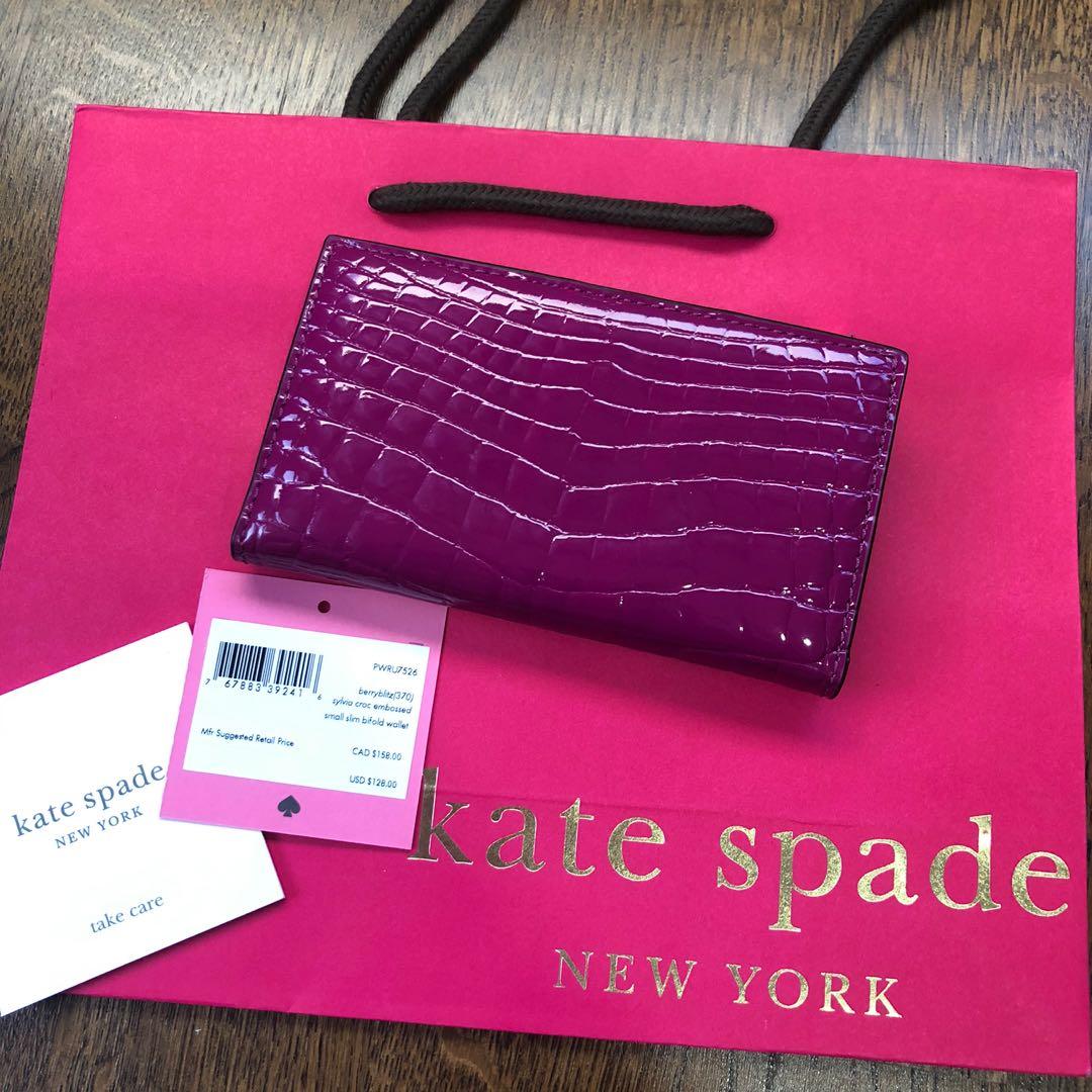 Kate spade sylvia slim cheap bifold wallet