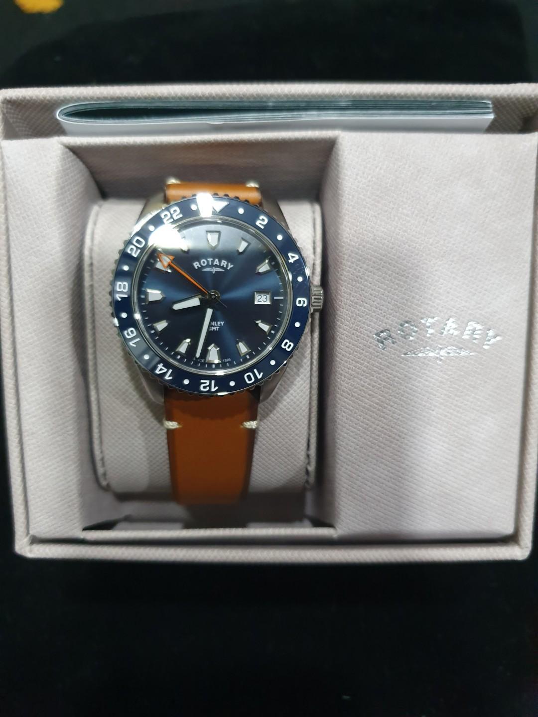 Mens rotary discount henley gmt watch