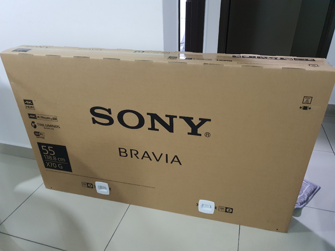 Sony Bravia 55 inch LED TV X70G, TV & Home Appliances, TV
