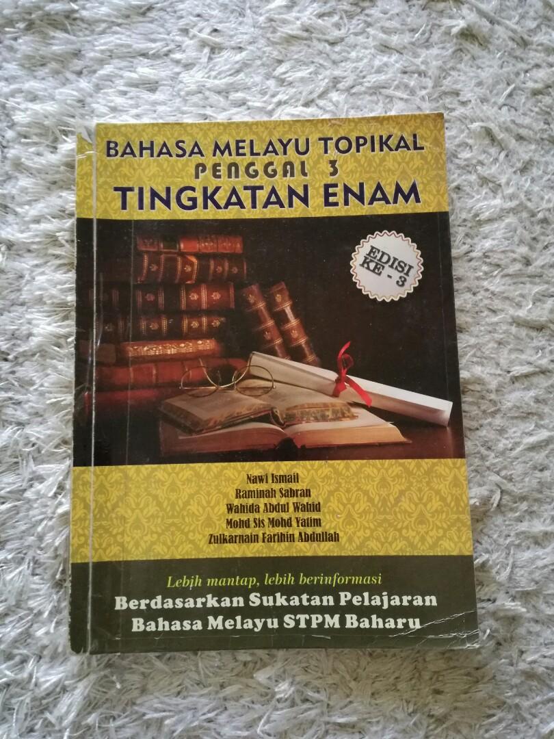 STPM Bahasa Melayu Topikal Penggal 3, Hobbies & Toys, Books