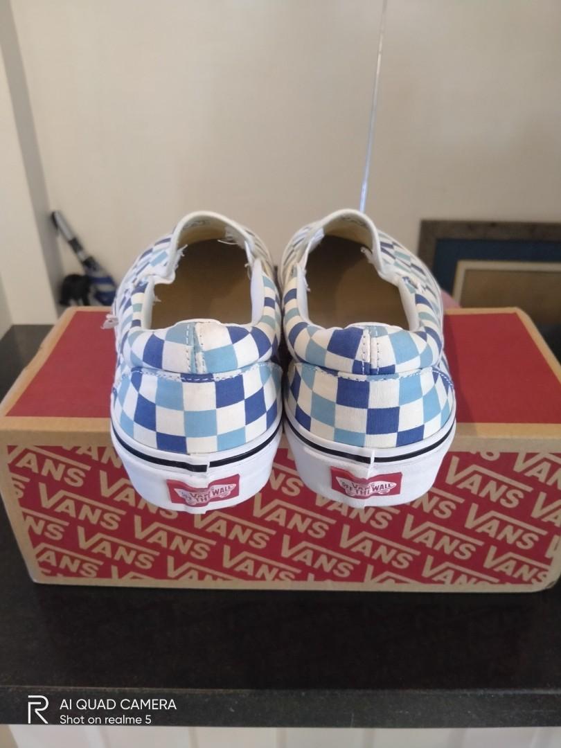 Vans U Old Skool (QCM) (Checkerboard) Blue Topaz/Blue