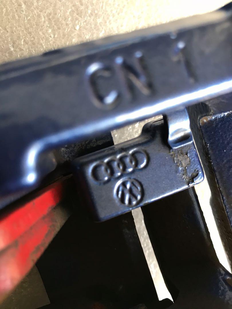 VW Golf R Brake Calipers + ECS Red Stuff Pads, Car Accessories