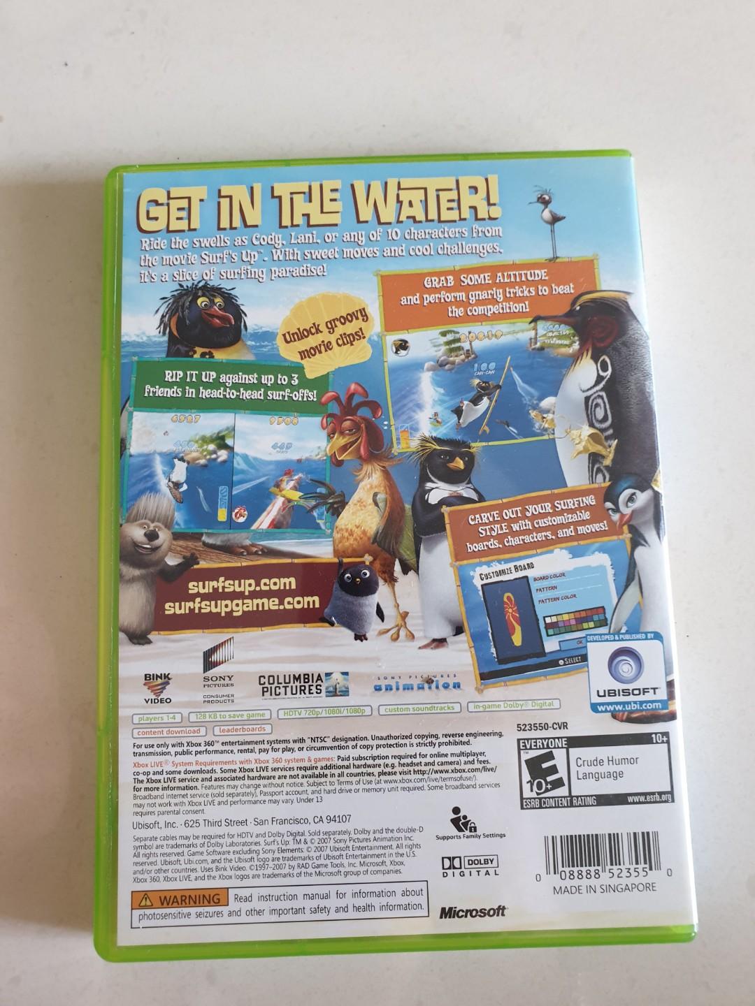Xbox 360 Games Surf S Up Toys Games Video Gaming Video Games On Carousell Xbox 360 Games Surf S Up Toys Games Video Gaming Video Games On Carousell