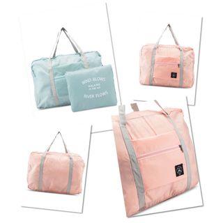 Foldable Travel Bag With Luggage Carrier Holder Bag