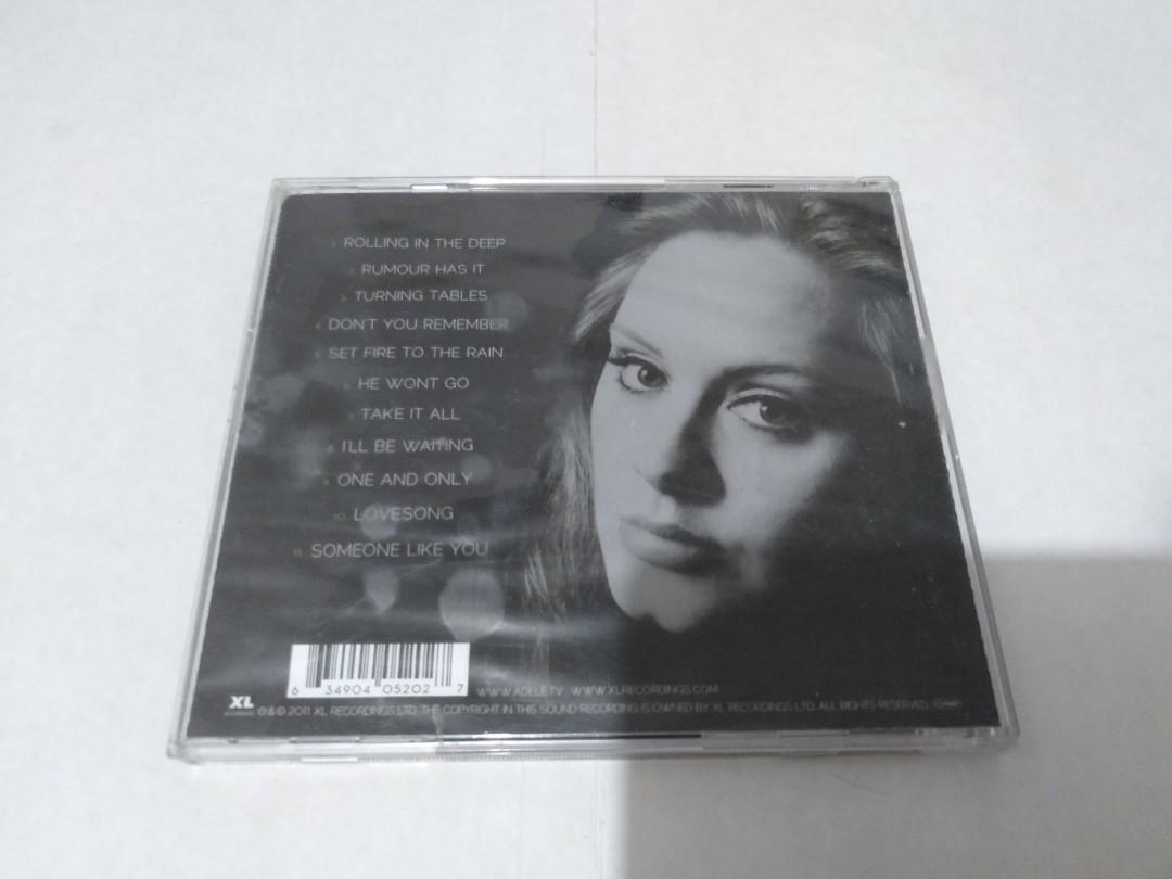 Adele 21 (Studio Album/ CD), Hobbies & Toys, Music & Media, Vinyls on  Carousell