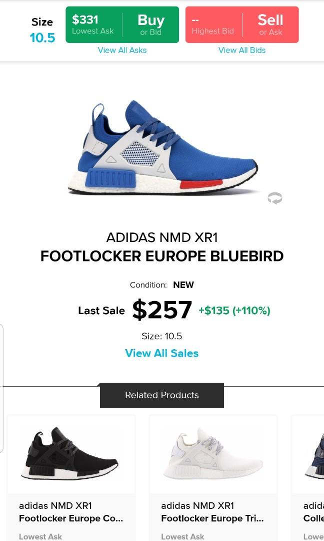 NMD XR1 adidas S76850 GOAT KW Poppy Fund