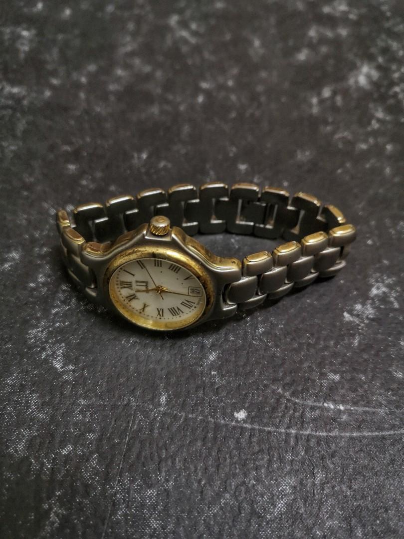 Alfred Dunhill 2406m 18k Antique Women Watch
