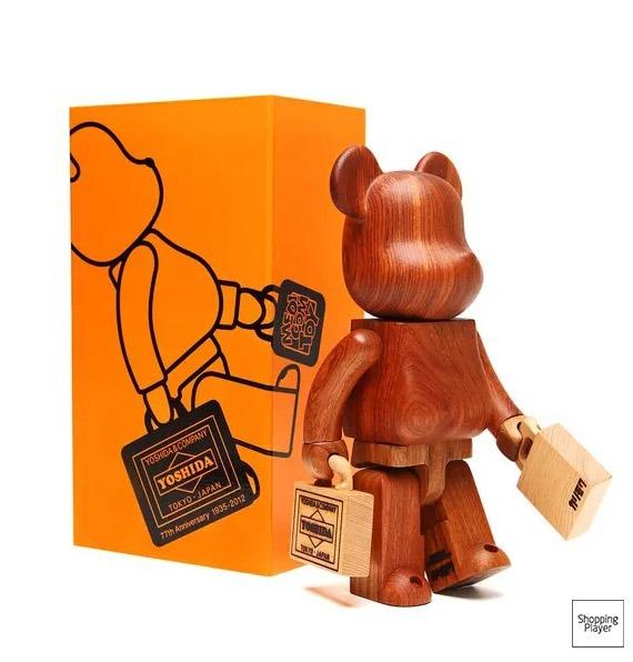 Bearbrick Yoshida 400% Be@rbrick Wood doll figure toy