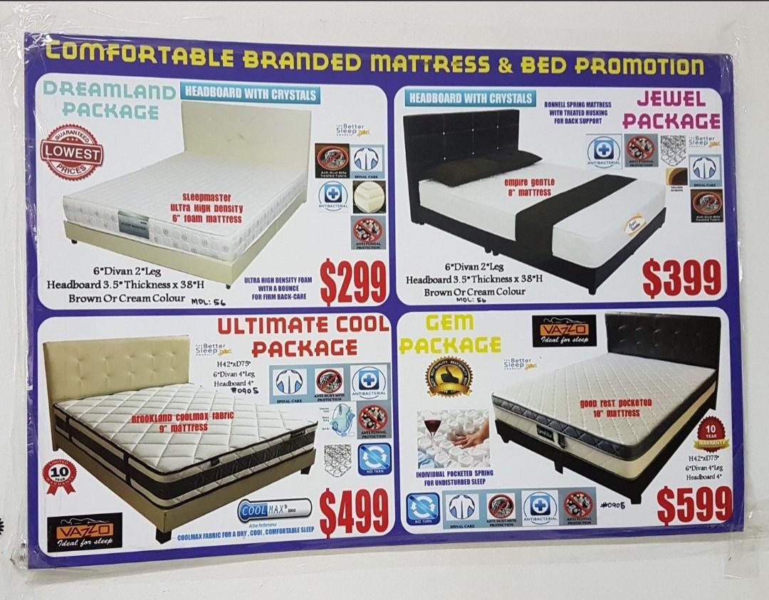 Bed & Mattress, Furniture, Beds & Mattresses on Carousell