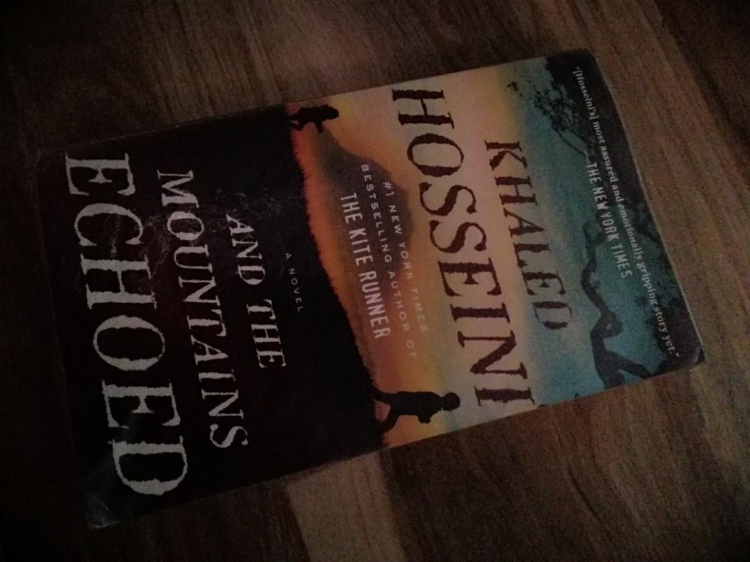 BOOK: AND THE MOUNTAINS ECHOED by Khaled Hosseini on Carousell