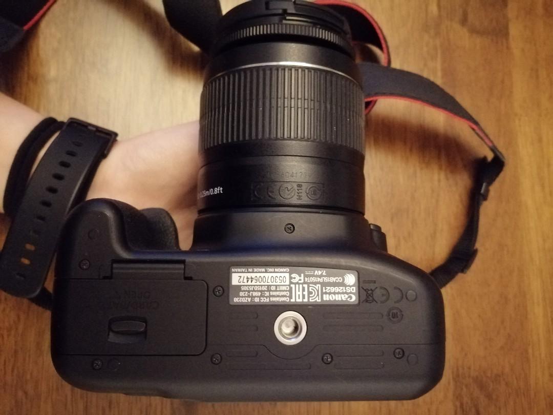 Canon 1300D DSLR 2nd hand, Photography, Cameras on Carousell