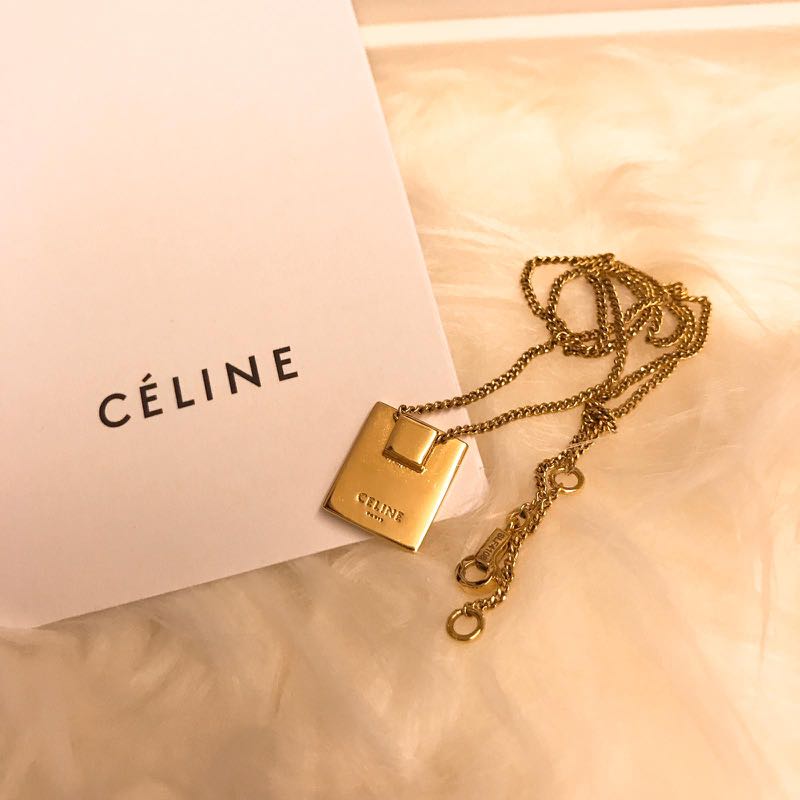Celine alphabet necklace best sale selfridges