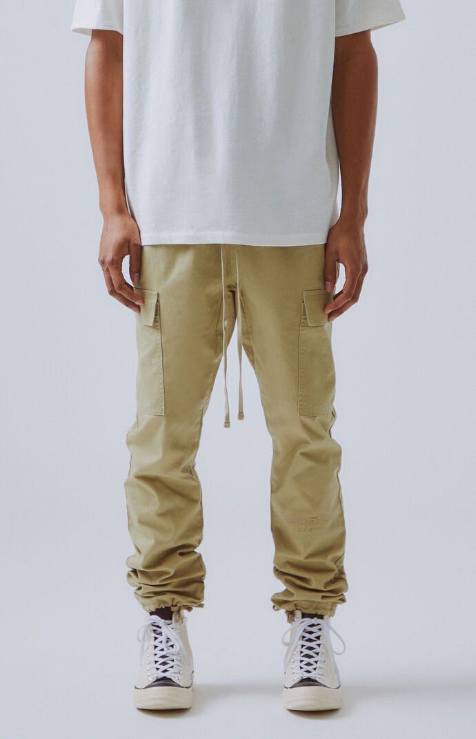 FOG Essentials Cargo Pants Men s Fashion Bottoms Trousers on Carousell